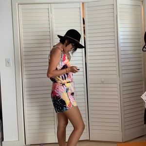 Adidas overall beach looking Hawaii style